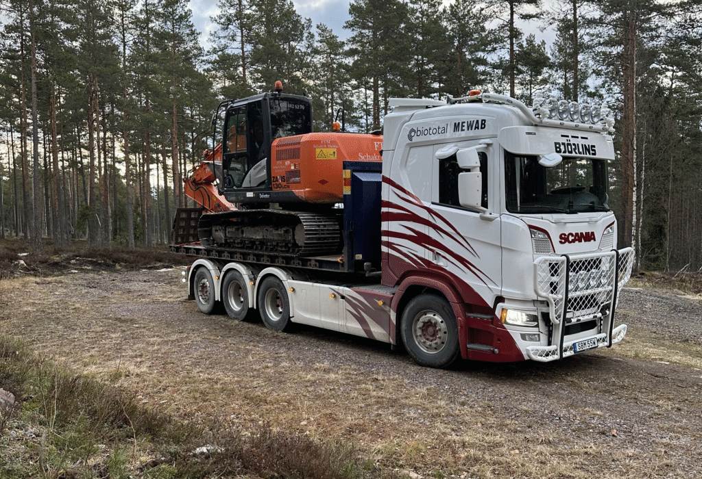 Maskintransport med Björlins Transport